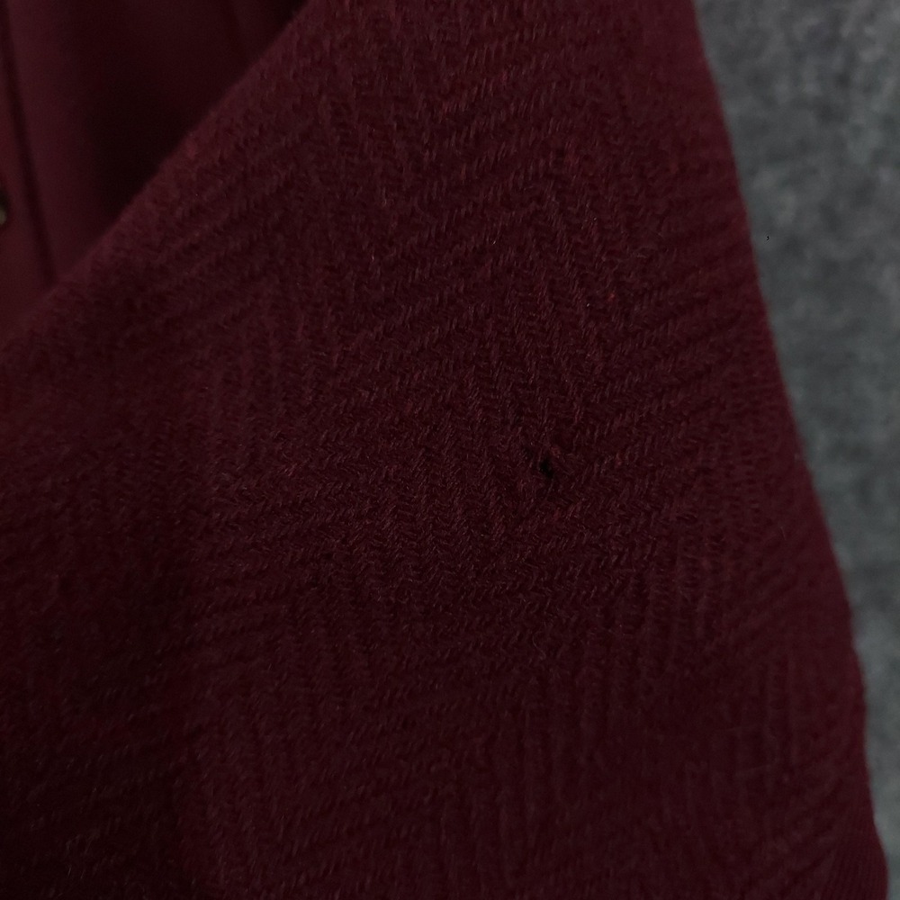 torrid Burgundy Military-Style Trench Coat - Picture 4 of 11
